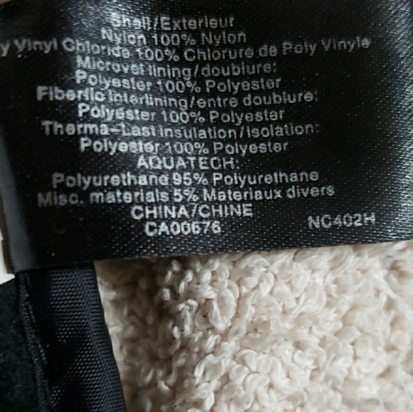 Black and Gray Kids Mittens - Picture 3 of 6